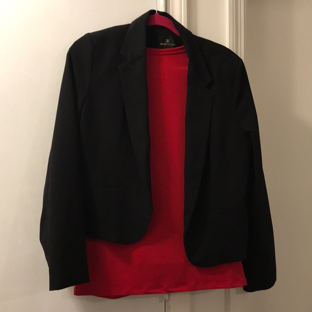 Worthington Suit Jacket and Blouse set